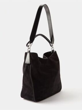 STAUD • Suede Perry Bag in Black